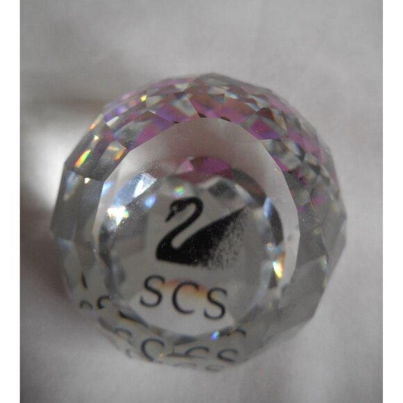 Swarovski Other - Vintage mini Swarovski Crystal Society SCS SOCIETY SCS swan logo Paperweight
